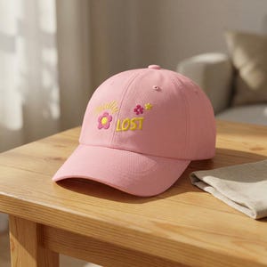 Totally Lost Floral embroidery Cap | Flower Patch Baseball Hat, Totally Spies inspired