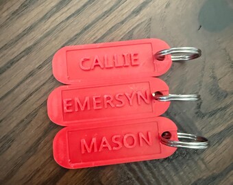 Custom Key Chain or name tag