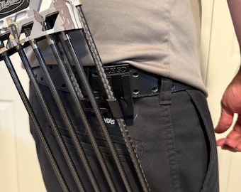 Mathews low pro quiver hanger with a belt loop backing!