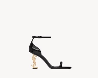 Sandalias de tacón de aguja minimalistas negras con tiras – Elegantes sandalias con tira al tobillo (réplica)