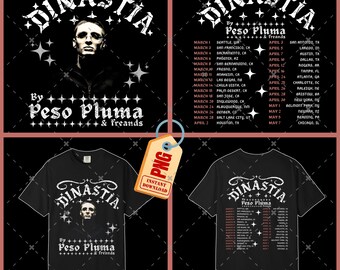 Peso Pluma Dinastia png-bestanden; Digitale download. Klaar voor PNG-afdruk op T-shirt