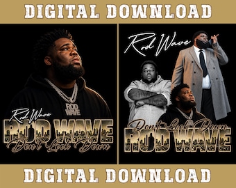 Rod Wave Don't Look Down tour 2026 PNG FIle: T-Shirt Design (Digital Download)