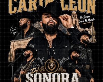Carin Leon De Sonora Para El Mundo Concert PNG (Digital Download)