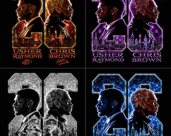 Raymond & Brown Tour 2026, Usher x Chris Brown Tshirt Design ( Digital Download)