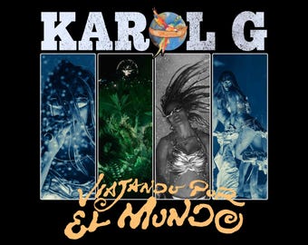 Karol G Tropicoqueta Tour, png-ontwerp (digitale download)