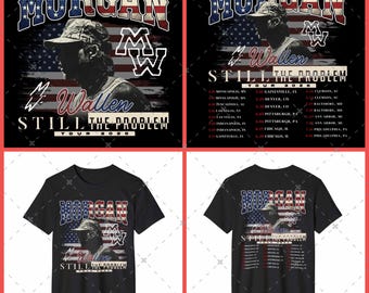 Morgan Wallen Still The Problem Tour 2026, png (digitale download)