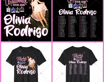Olivia Rodrigo PNG: The Unravelled Tour (digitale download)