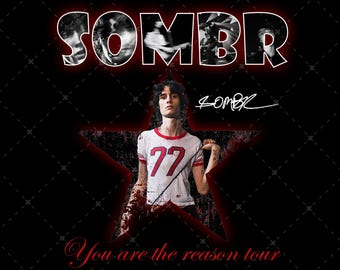 Sombr You Are The Reason-tour, png-bestand: Chris Brown-fanmerchandise (digitale download)