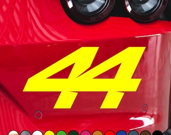 Racing driver – Lewis Hamilton number 44 logo – Vinyl Decal Sticker