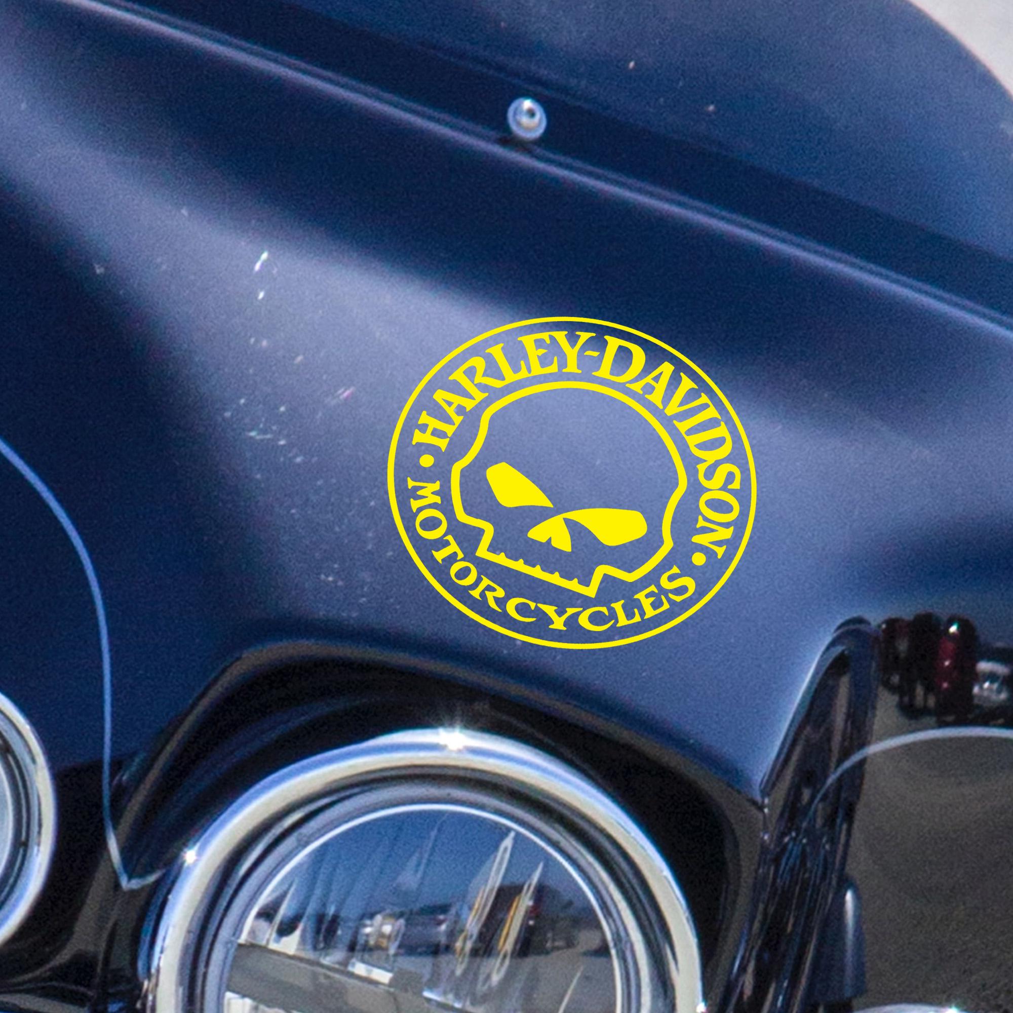 Motorcycle-inspired Vinyl Decal Sticker - Etsy