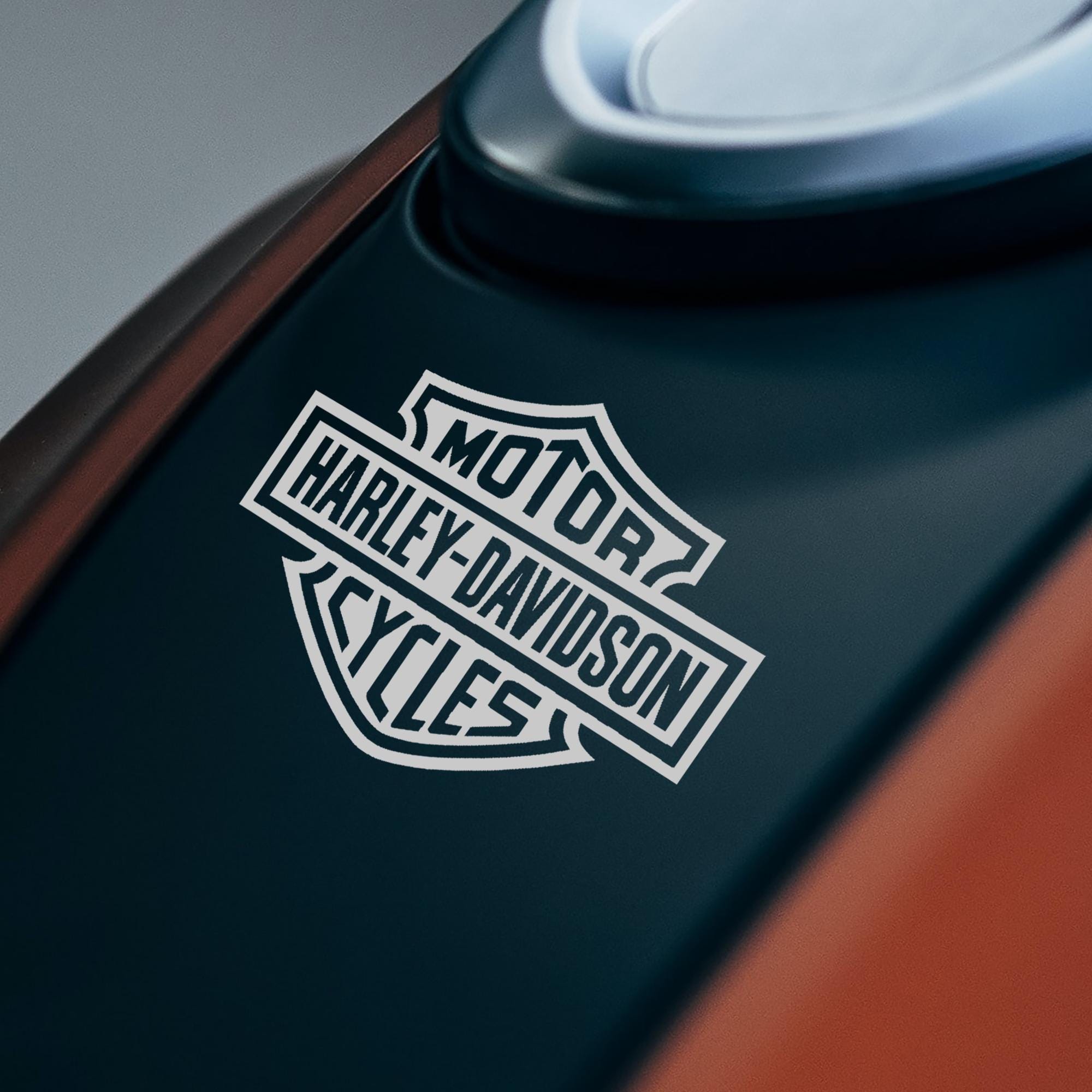 Motorcycle-inspired Vinyl Decal Sticker - Etsy