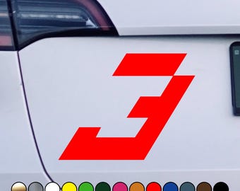 Racing driver – Max Verstappen Flying Dutchman new number 3 logo – Vinyl Decal Sticker