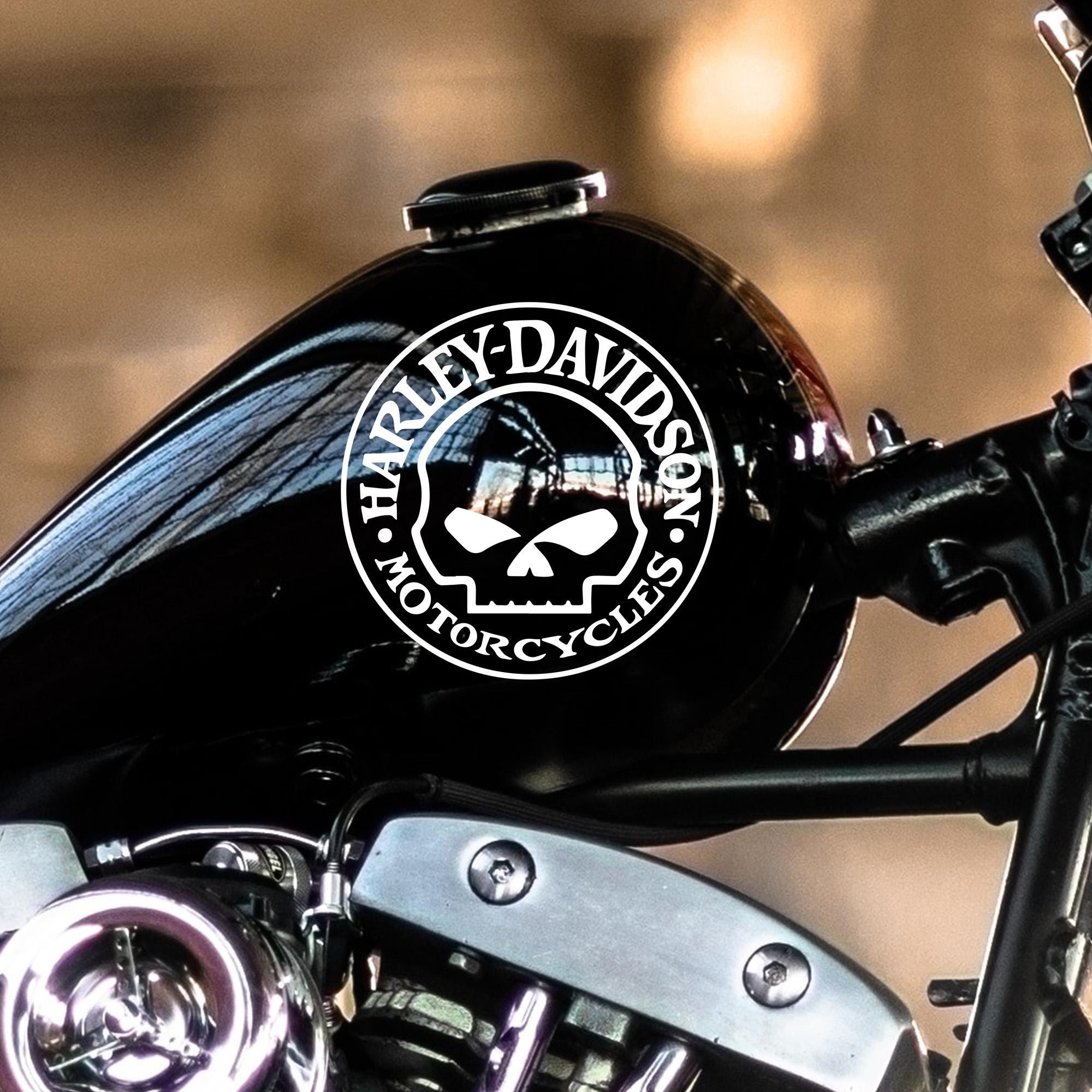 Motorcycle-inspired Vinyl Decal Sticker - Etsy
