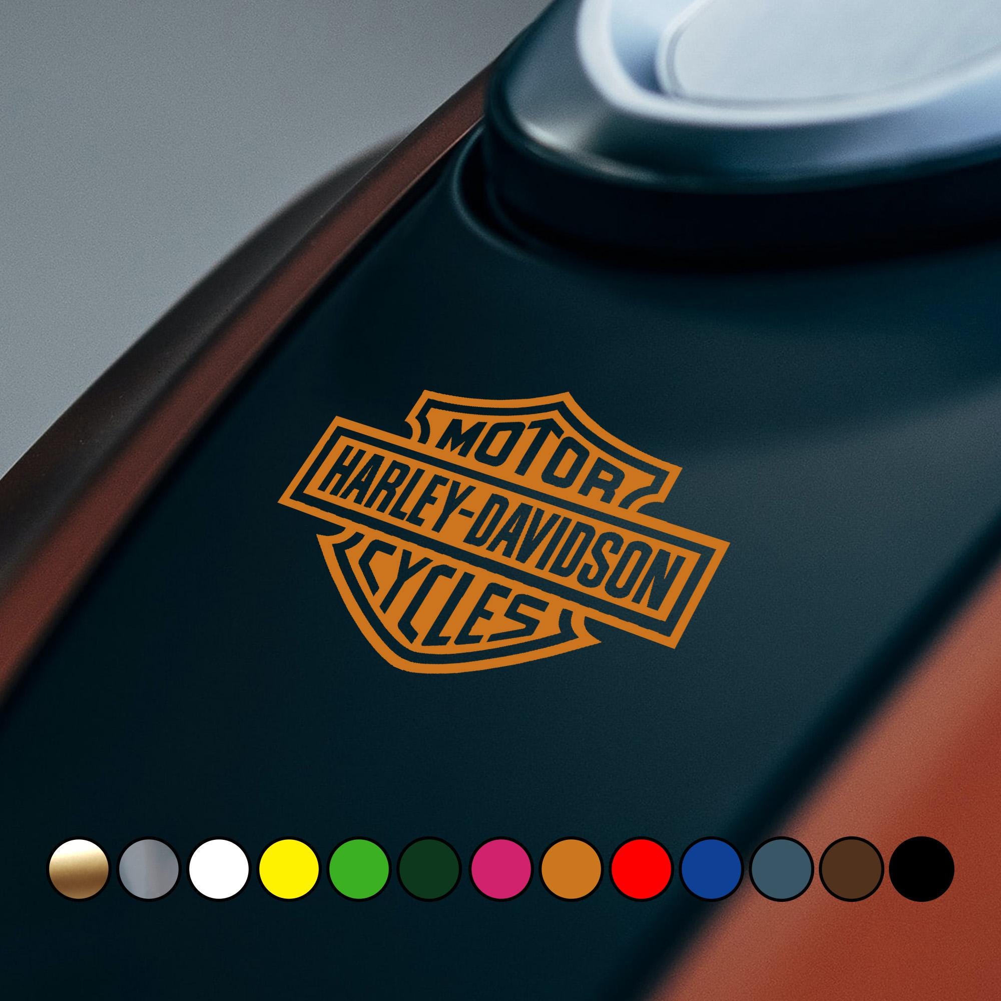 Motorcycle-inspired Vinyl Decal Sticker - Etsy