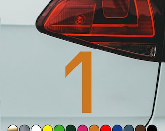 Racing driver Lando Norris #1 number 1 sticker fan version – 2025 Champion – Vinyl Decal Sticker