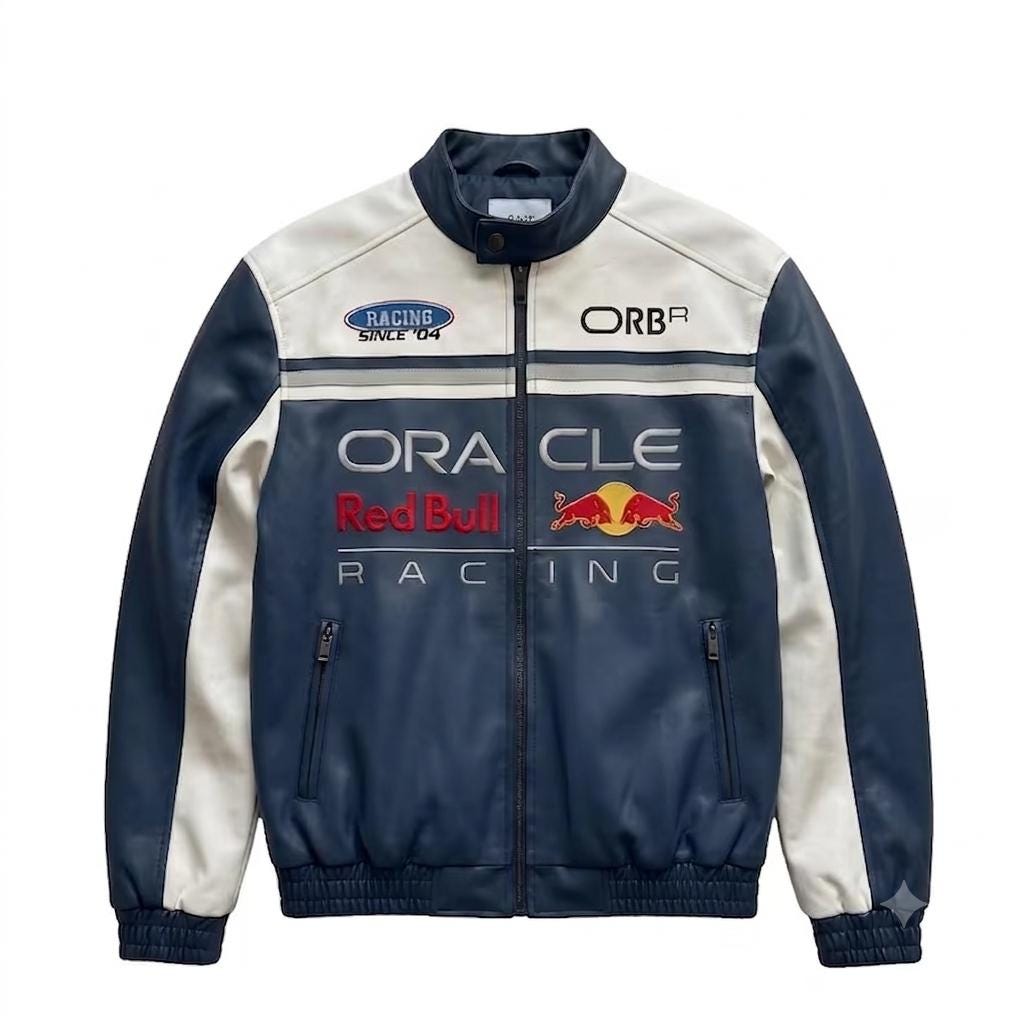 Red bull leather racing jacket - Etsy 日本