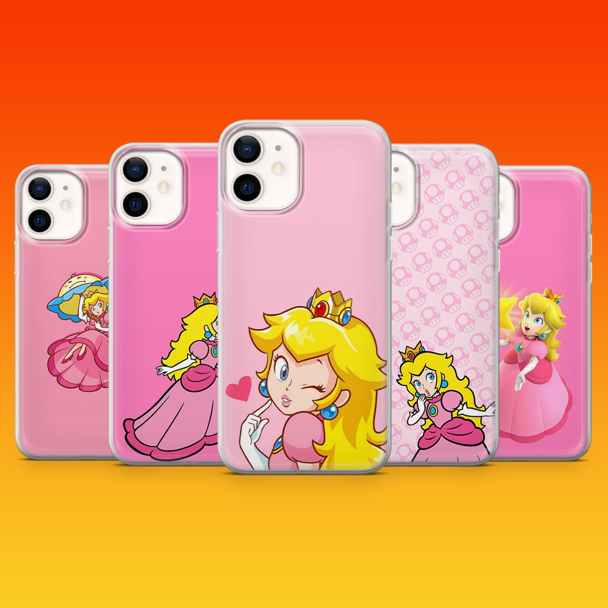 ロゴ入りスマホケース ピーチ Peach phone case - Etsy 日本