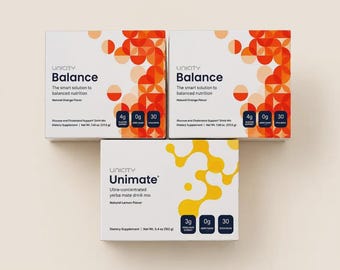 3 Pack Unicity Balance (60 sachets) + Unimate (30 Sachets)