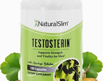 NaturalSlim Testosterin Men's Multivitamins Testosterone Booster 180 capsules