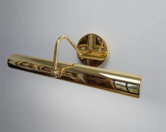 Rohes Messing Vintage Bilderleuchte: Moderne Wandleuchte