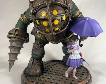 Big Daddy & Little Sister Bioshock 1/6 Scale 16k Resin Figurine