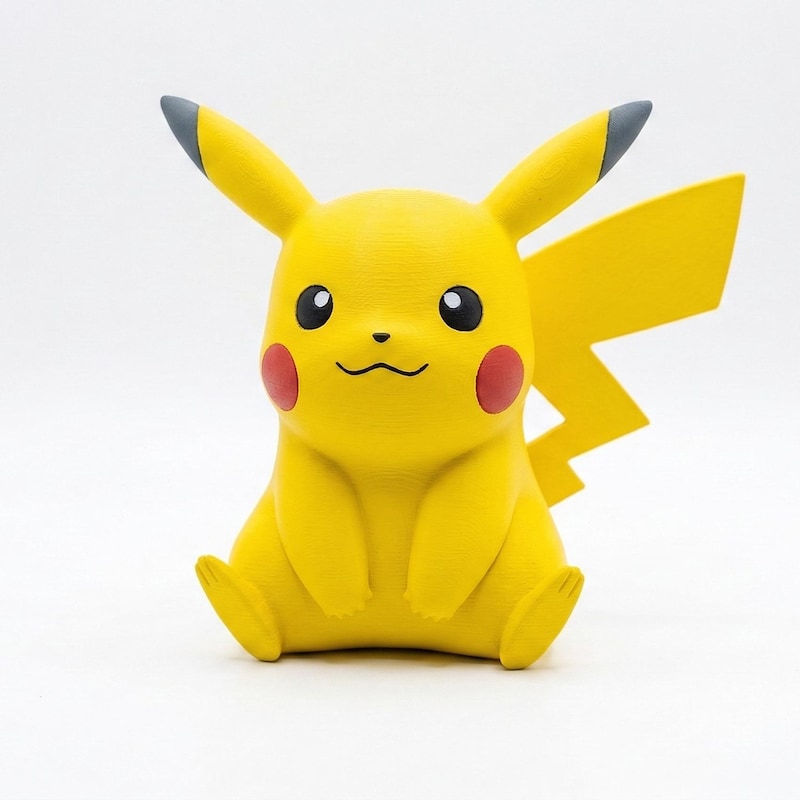 3d Printed Pikachu Stl - Etsy