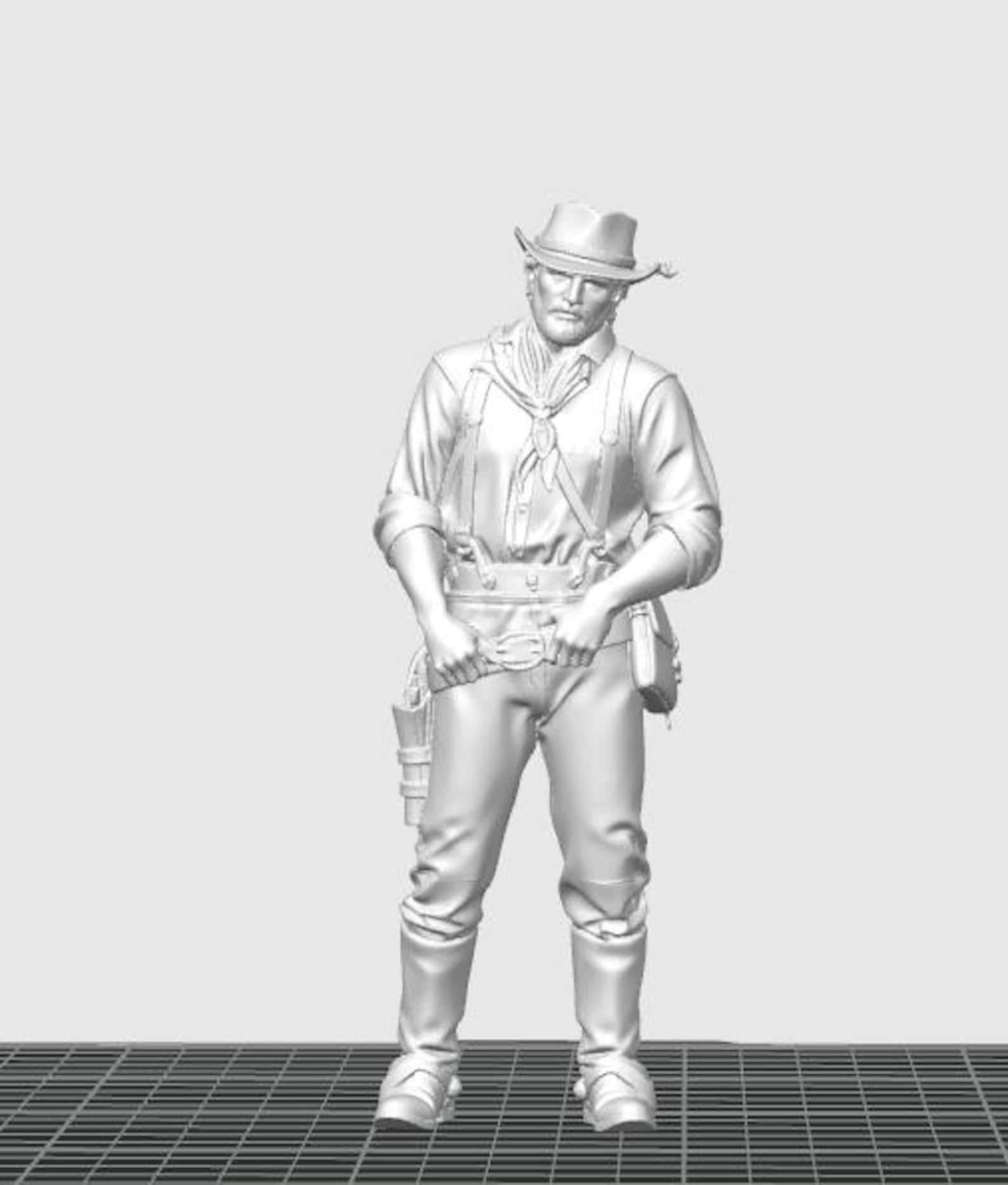 Arthur Morgan RDR2 Diorama STL File – High Detail 3D Model (instant ...