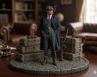 Figura 3D di Thomas Shelby – Diorama di Peaky Blinders STL (Download digitale)