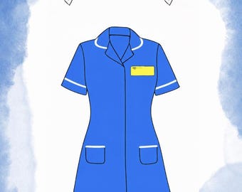 NHS Nurse Art print