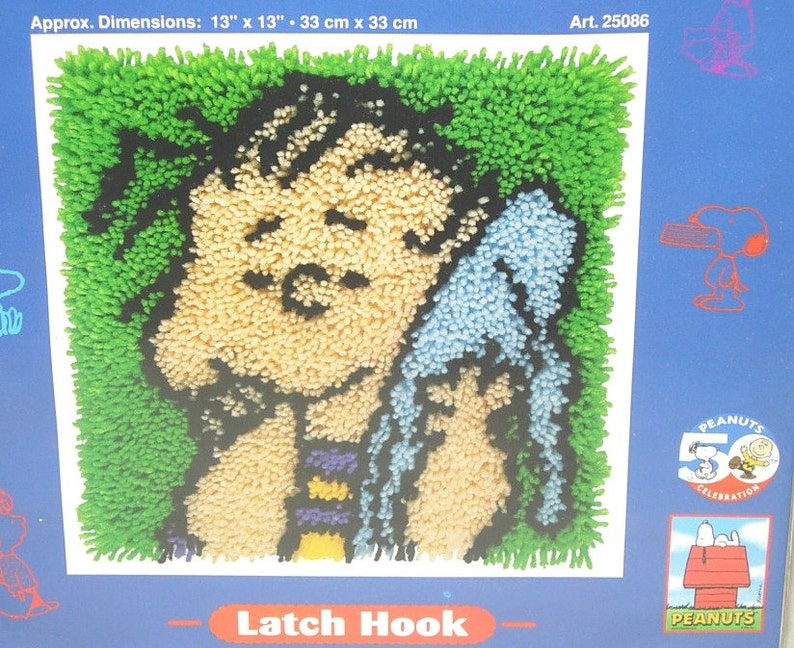 Unused J&P Coats Peanuts Linus Latch Hook Kit 13 X Etsy