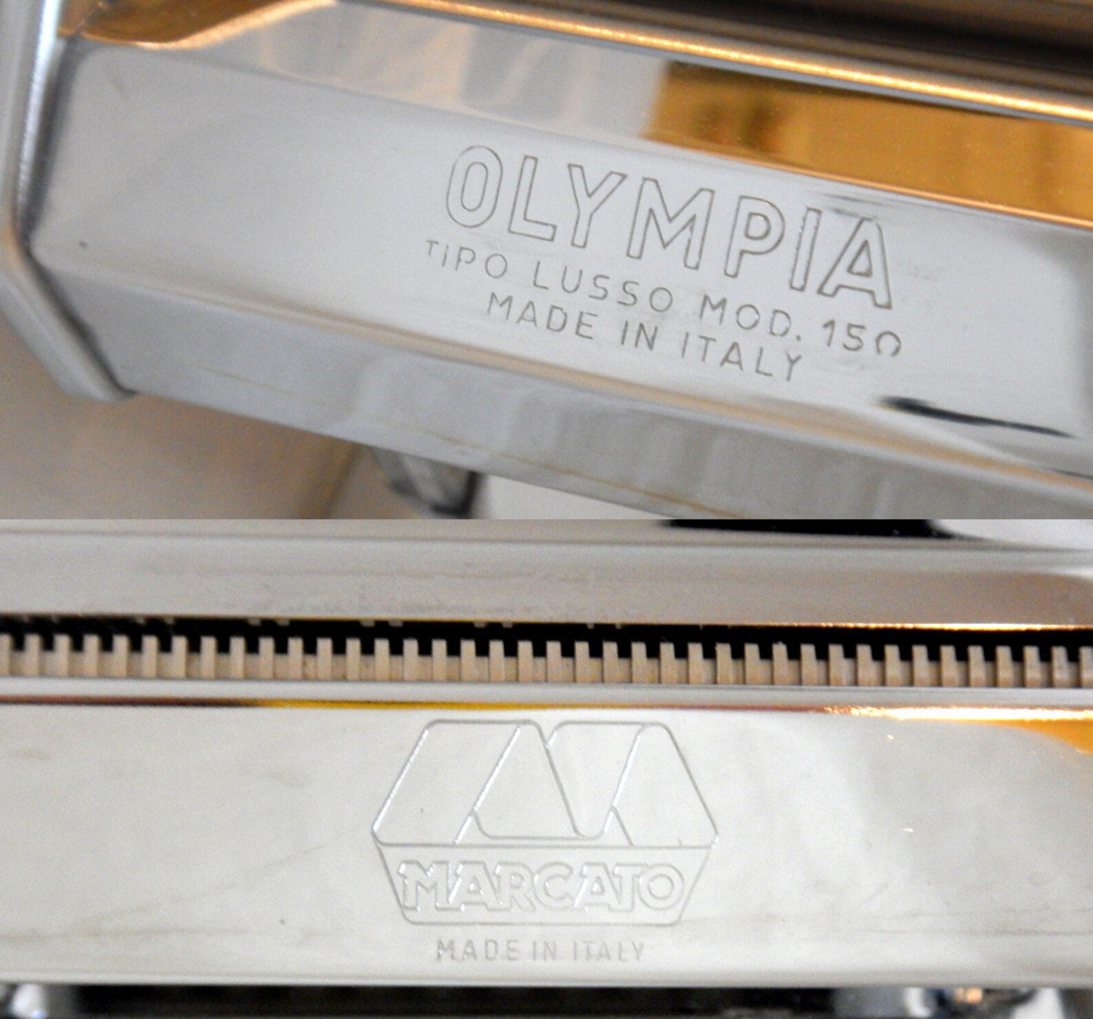 Marcato Olympia Pasta Noodle Maker Italy Stainless Steel Etsy