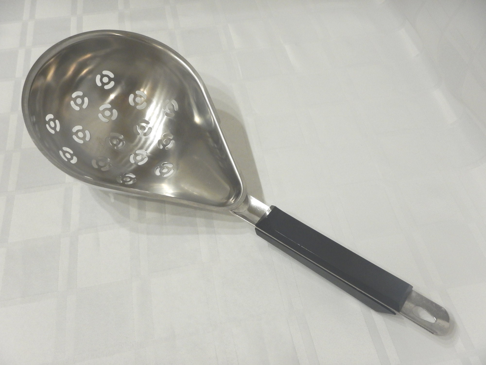 Aeternum Italy Colander Italian Pasta Scoop Strainer Stainless Etsy