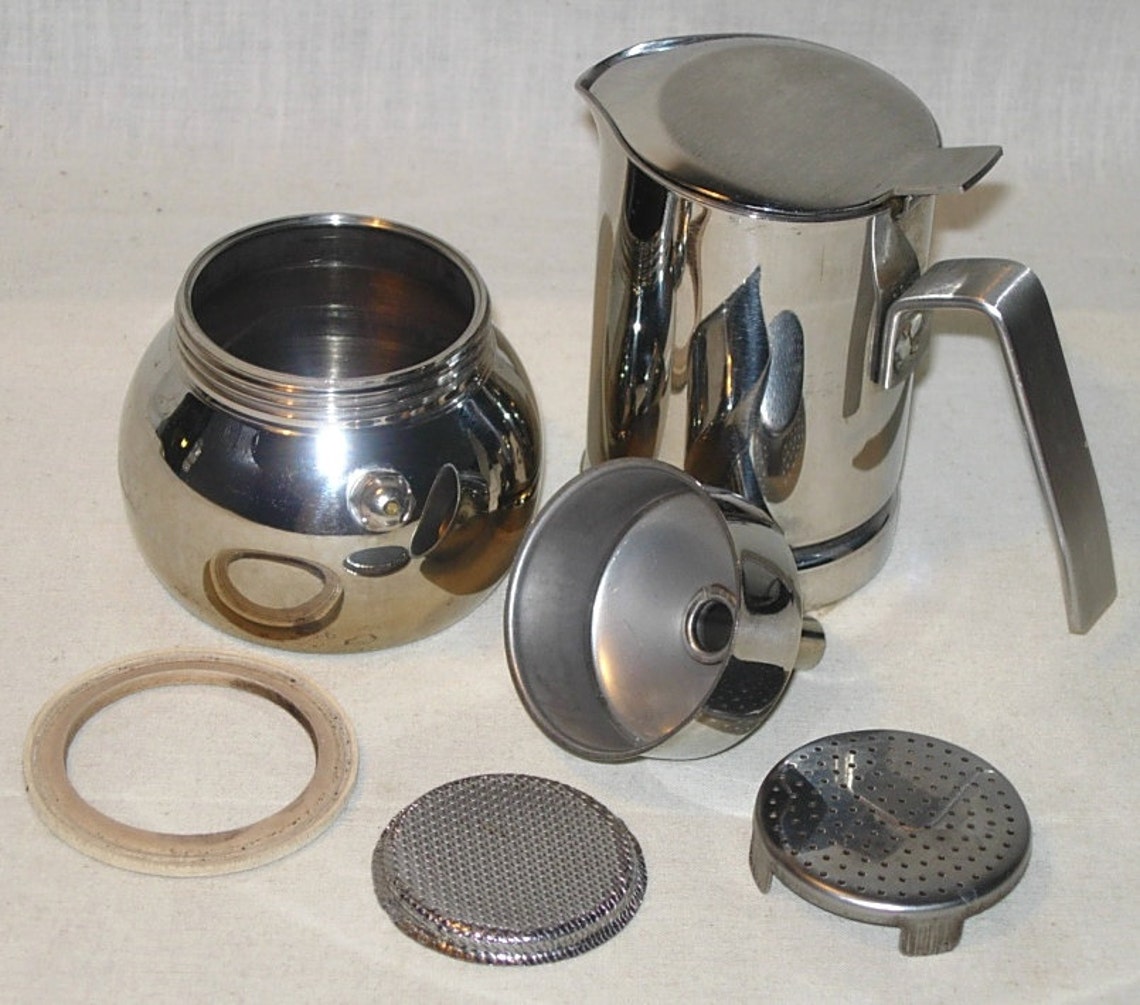 Prodotti Stella Single Serve Espresso Stovetop Coffee Maker Etsy