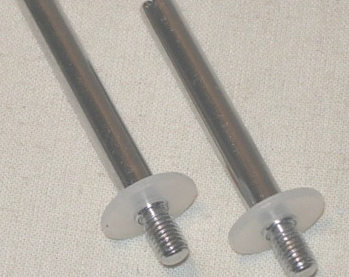2 Kenmore Model 385 Sewing Machine Metal Thread Spool Pins Spindles