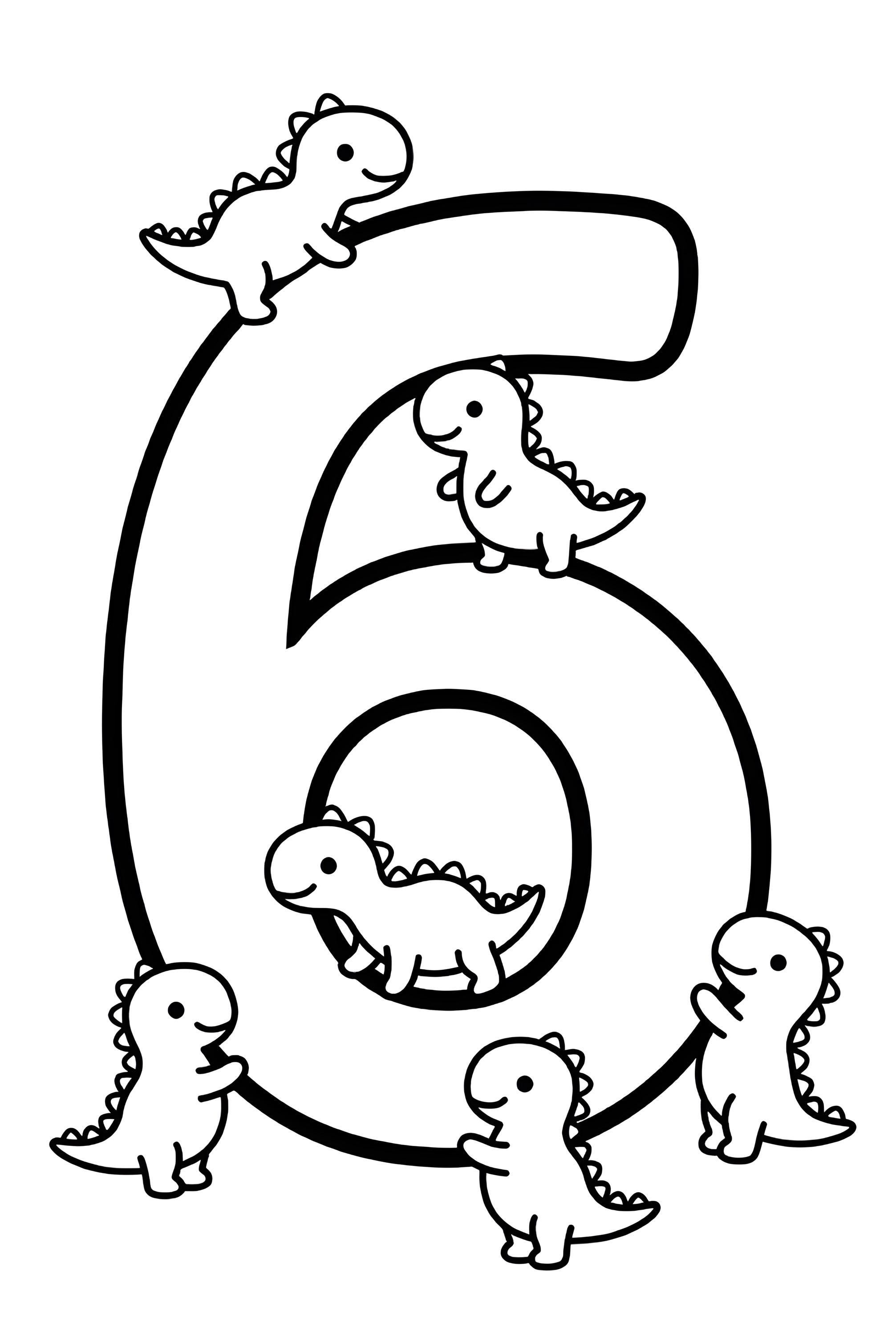 Dinosaur Numbers 1–10 Coloring Book Printable | Preschool Counting ...