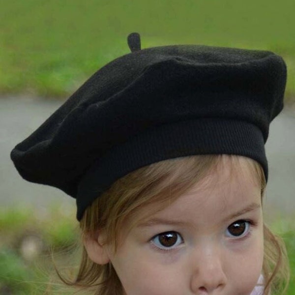French Beret for Baby, Toddler, Children Felt Artist Art Party Kids Hats Kids Costume Photo Prop Outer Wear Baby Hat Toddler Hat Kids Hat