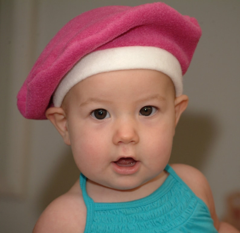 Kids Hats Kids Fleece French Beret Baby Hat Toddler Hat Kids Etsy