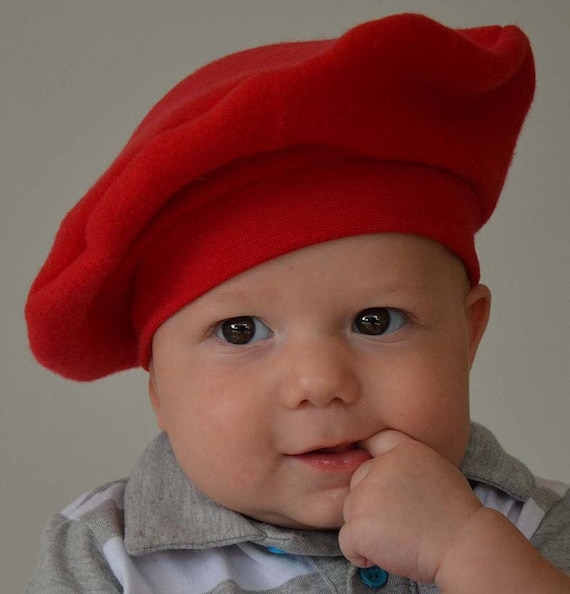 Niños rojo boina francesa elegir color fleece Navidad San Valentín invierno  bebé sombrero niño sombrero de parís fiesta de cumpleaños sombrero exterior  desgaste de la foto Prop -  México