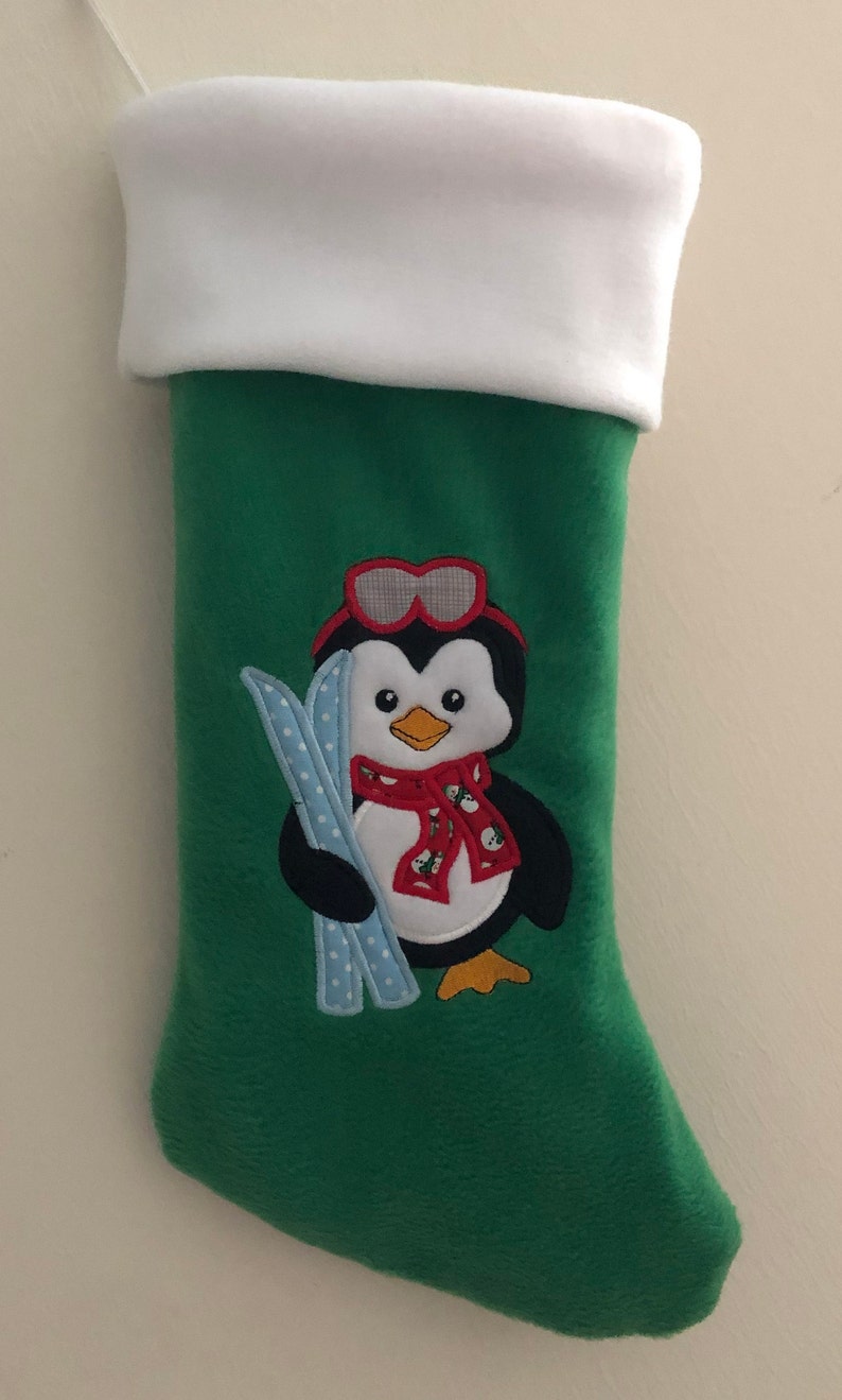Penguin christmas stocking
