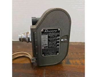 Revere 8 mm filmkamera åtta modell 88 vintage oprövad körning