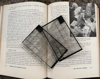 Vintage Film Microfiche Sheets | 1903s | Vintage book | Junk Journal | Mixed Media | Scrapbooking | Art Supplies