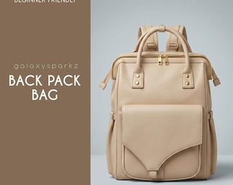 Backpack Sewing Pattern | Bag Pattern | Beginner Pattern | Easy Backpack Pattern | Sewing Pattern | PDF Sewing Pattern | Easy Bag Pattern
