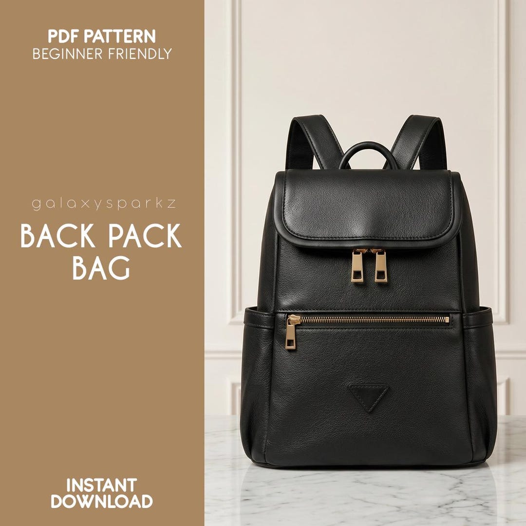 Backpack Sewing Pattern | Bag Pattern | Beginner Pattern | Easy ...