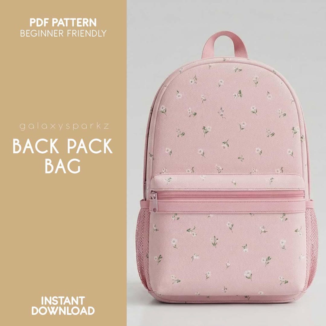 Backpack Sewing Pattern | Bag Pattern | Beginner Pattern | Easy ...