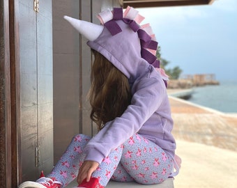 unicorn hoodie with horn