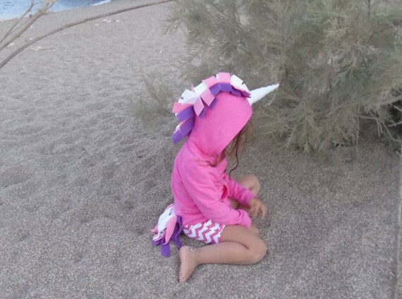 girls unicorn hoodie