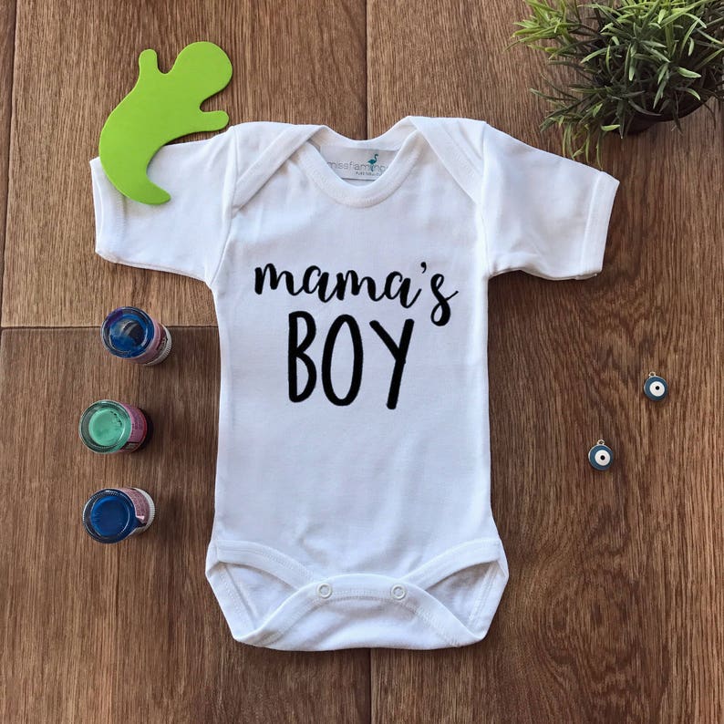 mama's boy baby outfit