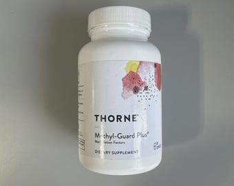 Thorne Methyl Guard Plus folate, B2, B6, B12 90 Caps New & Sealed Exp 2/2027