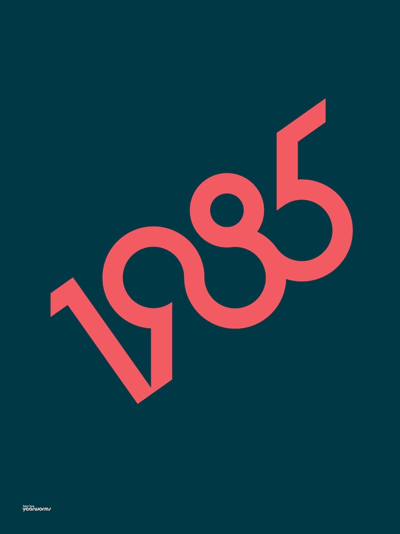 1985 Portrait Poster - Etsy