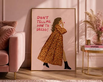 Poster femminista, stampa artistica da parete sul potere femminile, opera d'arte che infonde forza alle donne, decorazione per la stanza di una donna in carriera, decorazione murale motivazionale femminile